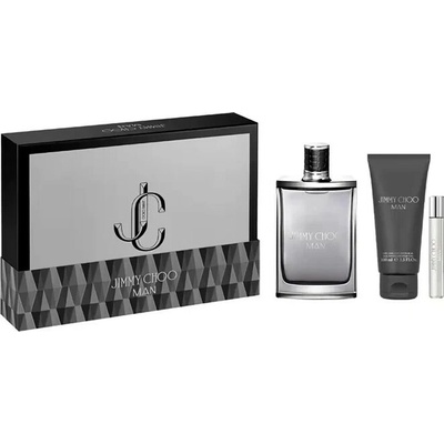 Jimmy Choo Man EDT 100 ml + sprchový gel 100 ml + EDT 7,5 ml