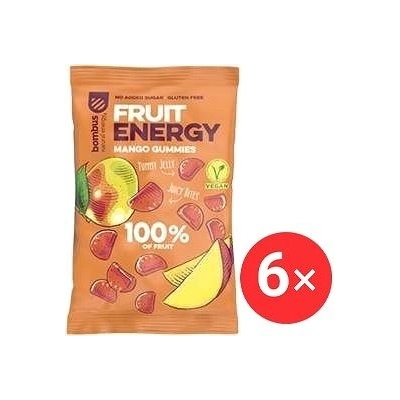 Bombus Fruit Energy Mango gummies 6 x 35 g