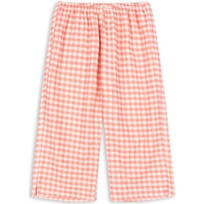 Konges Slojd x RHW kalhoty Bella peach blossom check