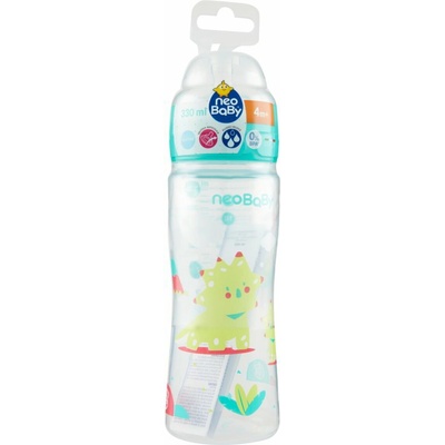 Neo baby plastová fľaša so širokým hrdlom 330 ml