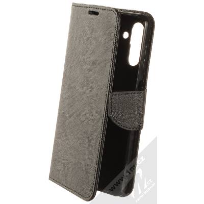 1Mcz Fancy Book flipové pouzdro pro Samsung Galaxy A04s, Galaxy A13 5G černá (black)