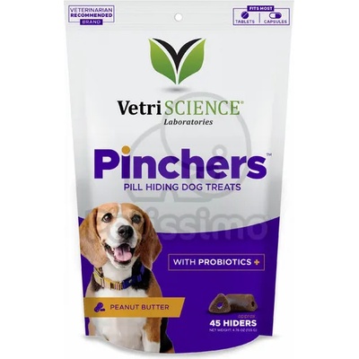 VetriScience Pinchers лакомство за кучета за скриване на хапчета, с фъстъчено масло 45 бр