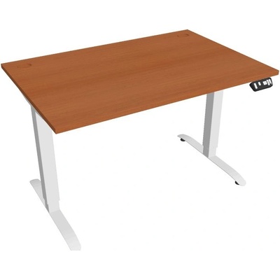 Elektricky nastaviteľný stôl Motion délky 120 cm, pamäťový ovladač - MS 2M 1200 čerešňa