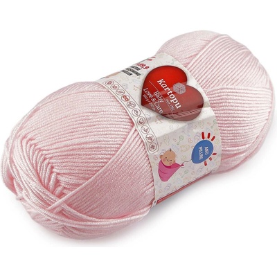 Pletací příze Baby Love a Care 100 g Varianta: 25 (255) pudrovo-lososová, Balení: 1 ks 49576/120717/241017