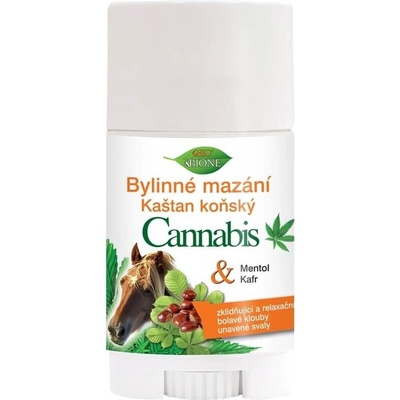 Bione Cosmetics Cannabis + Kaštan Koňský konopná mastička v tyčinke 45 ml