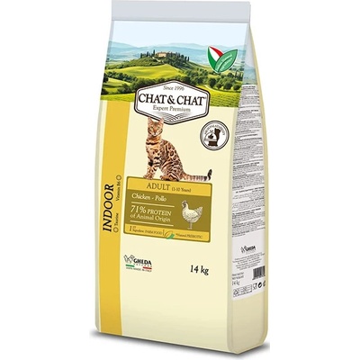 Chat & Chat Adult Indoor Chicken 14 kg