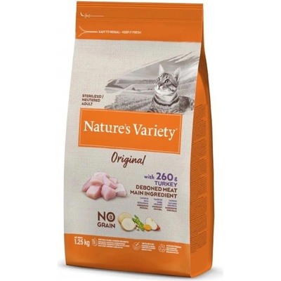 Nature’s Variety Sterilized Cat Original No Grain Turkey 1,25 kg