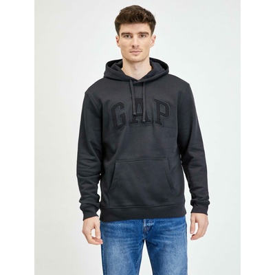 GAP Флийс суитшърт с качулка и лого GAP GAP | Cheren | МЪЖЕ | XS