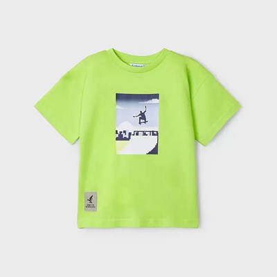 MAYORAL Тениска skate park в зелено за мини момче Mayoral