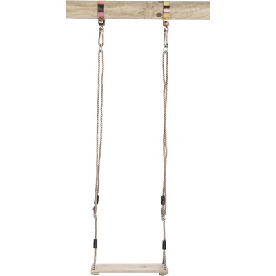 Swing King Dřevěná závěsná houpačka nelakovaná Medium