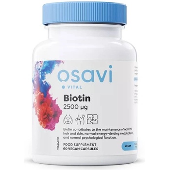 Osavi Biotin, 2500 mcg, 60 капсули, Osavi
