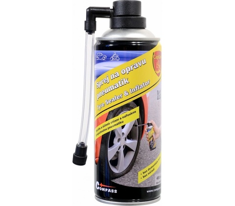 COMPASS CAPTAIN Sprej na opravu pneumatik 450ml