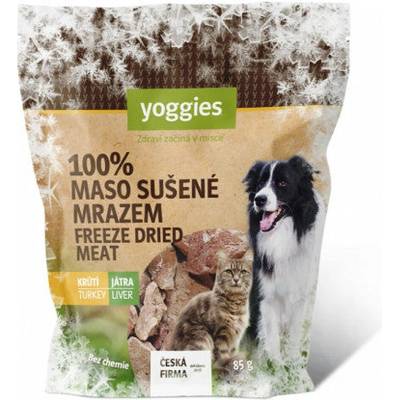 Yoggies Mrazem sušená krůtí játra lyofilizovaná 85 g