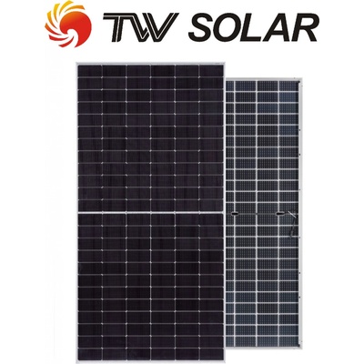 TW Solar 550 Wp Silver Frame Bifacial P-Type Half-cell 21,3% TWMPD-72HD550