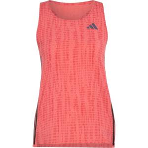 adidas Дамски топ adidas Women's Adizero Running Singlet Top - Semi Turbo (916-7594-0115)