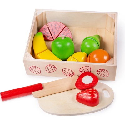 Bigjigs Toys krájení ovoce v krabičce