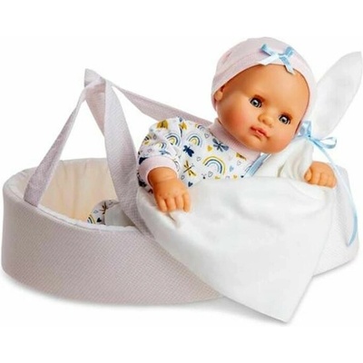 Berjuan detská bábika s doplnkami Junior 34 cm biela 5-dielna