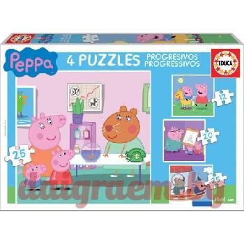 Image 1 of Educa Пъзел EDUCA 16817 - 82 части - Пепа Пиг, Peppa Pig, Прасето Пепа (EDU16817)