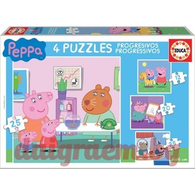 Educa Пъзел EDUCA 16817 - 82 части - Пепа Пиг, Peppa Pig, Прасето Пепа (EDU16817)