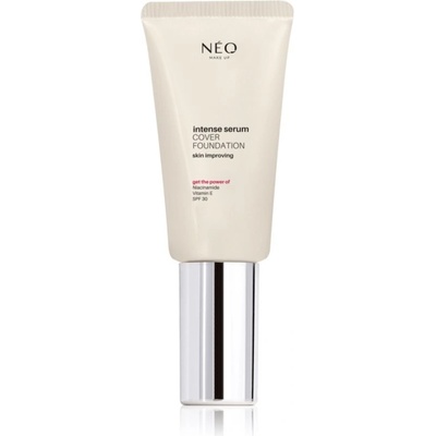 NEO MAKE UP Intense Serum Cover Foundation make-up pro přirozený vzhled SPF 30 01 Porcelain 30 ml