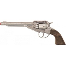 Alltoys revolver kovbojský stříbrný kovový 8 ran