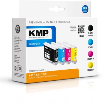 Compatible KMP Brother LC-970VALBP 4-цветен мултипакет за принтер (1060,4005)