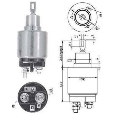Elektromagnetický spínač, startér MAGNETI MARELLI 940113050126