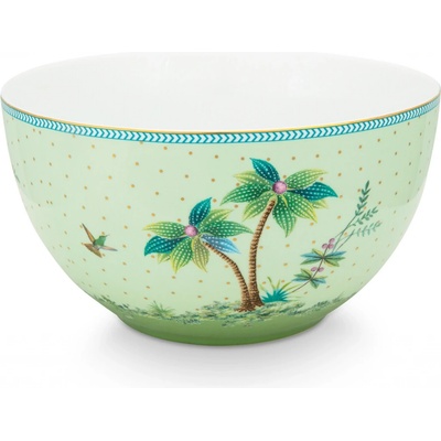 PIP Studio Miska Jolie Gold Dots zelená 18 cm