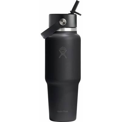 Hydro Flask Бутилка за вода Hydro Flask Wide Flex Straw Travel Bottle Water bottle - Black II - размер 710 ml (533-2183-1312)