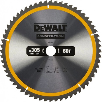 DeWALT DT1960 Pilový kotouč 305 x 30 mm na dřevo, 60 zubů