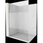 Mexen Kioto L Душ кабина Walk-in 90 x 200 см, прозрачно/мразовито, златно - 800-090-103-50-35 (800-090-103-50-35)