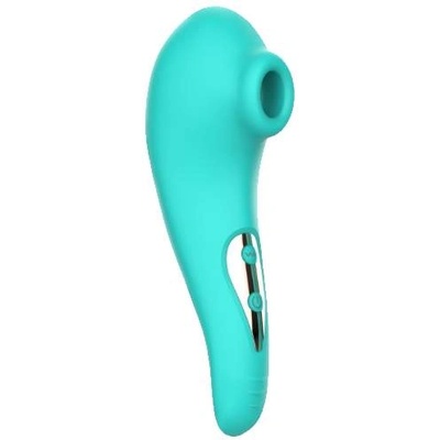 Mokko Клиторен стимулатор с въздушна стимулация "stephanie blue" 15 см