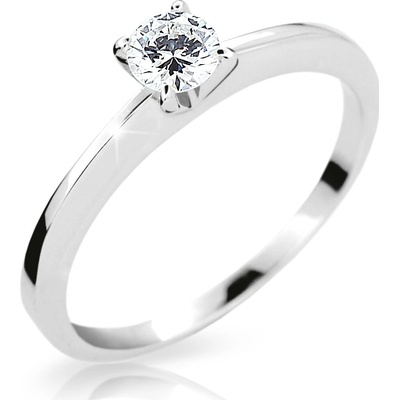 Cutie Jewellery gold prsten se solitérním zirkonem Z6724 1232 ze zlata Bílá