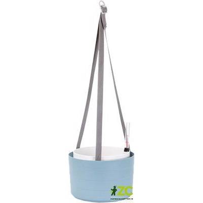 PLASTIA BERBERIS žardina samozavlažovací trojzávěs šedomodrá + bílá Míra: 27 cm