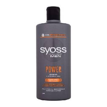 Syoss Men Power Shampoo 440 ml шампоан за укрепване на косата и стимулиране на растежа за мъже