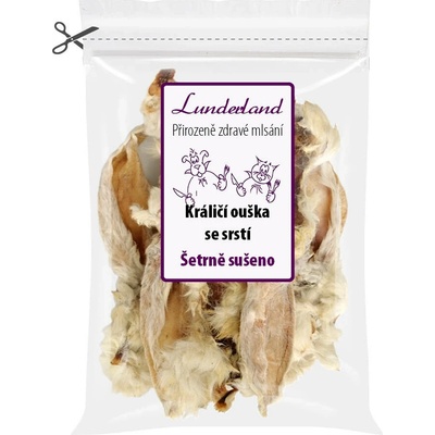 Lunderland Králičí ouška se srstí 100 g