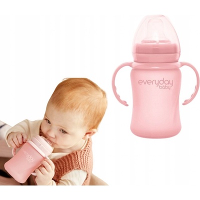 Everyday Baby hrneček sklo odolný rose pink 150 ml