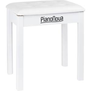 Pianonova Bookcase Дървена табуретка за пиано White (BCPS2025WH)