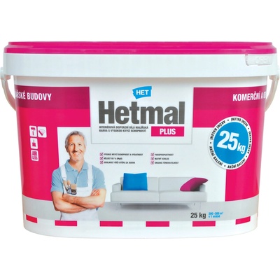 HET Hetmal Plus Biela,25kg