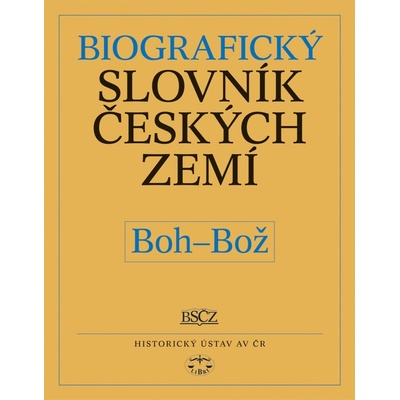 Biografický slovník českých zemí, Boh-Bož