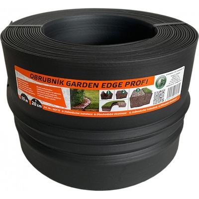 Obruba GARDEN EDGE PROFI XL skrytá čierna 15x0, 2m d2mm