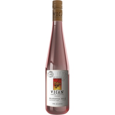 Vican Frankovka Rosé Kabinetní 9,5% 0,75 l (holá láhev)