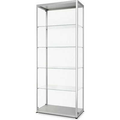 Extera Skleněná produktová vitrína Dekor, 80 x 40 x 200 cm