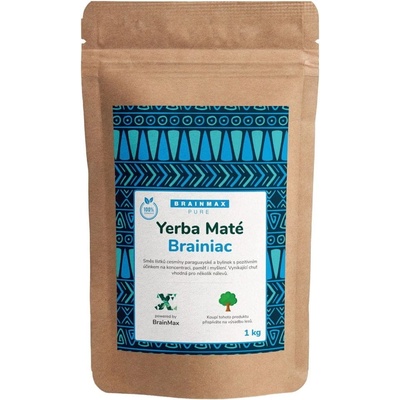BrainMax Pure Organic Yerba Maté Brainiac 1000 g