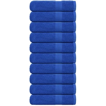 vidaXL Кърпи за баня FROGN 10 бр. Сини 100x150 см 360 г/м2 (136718)