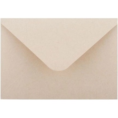 Obálka C6 11,4x16,2cm přírodní světle béžová 1ks