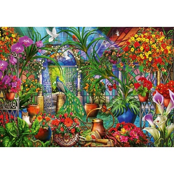 Bluebird Puzzle - Puzzle Ciro Marchetti: Tropical Green House - 1 000 piese