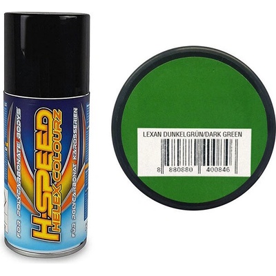 H-Speed barva ve spreji tmavě zelená 150ml
