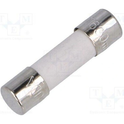 CONQUER ELECTRONIC UDA 630MA 250V Pojistka: tavná; keramická,kulatý; 630mA; 250VAC; zpožděná; 5x20mm