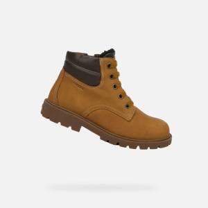 Geox Кафяви момчешки спортни обувки Geox Shaylax Boy Geox | Kafyav | Момчешки | 32